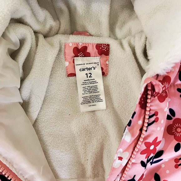 Carters Snow Suit - 12 months - Picture 2 of 2